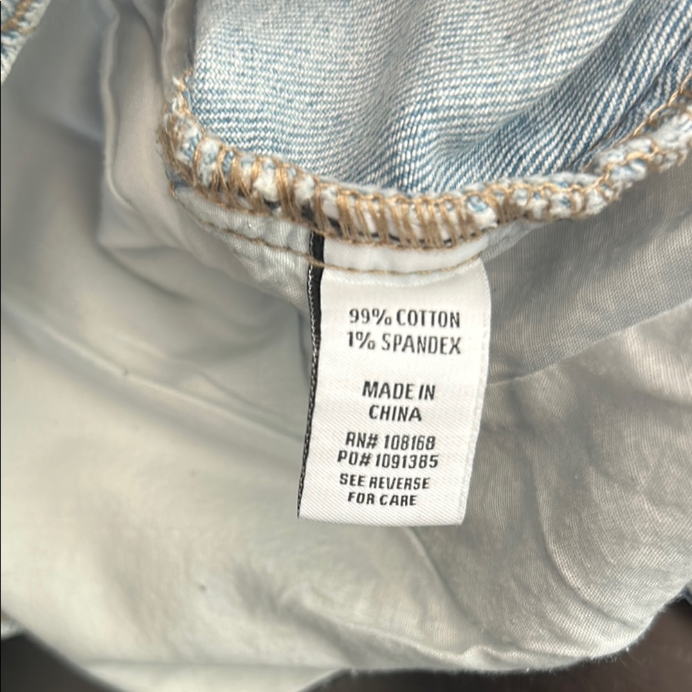 RSQ Light Blue Denim Vintage High Rise Women's Shorts Size 26 - Picture 8 of 9